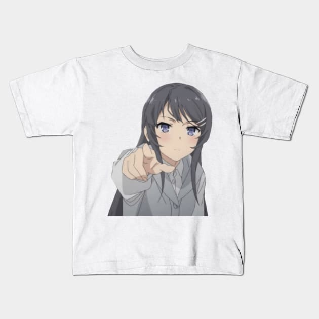 Mai Sakurajima Kids T-Shirt by Hentai-heaven